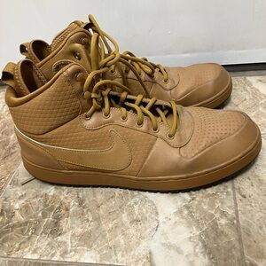 Nike Court Borough MID Winter Men's Size 13 Shoes Wheat Sneakers AA0547-700